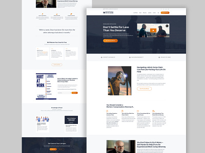 Montana Work Comp Solutions Homepage design ui ux web website