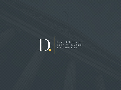 Durant Law Brand Identity attorney brand identity branding design law firm logo