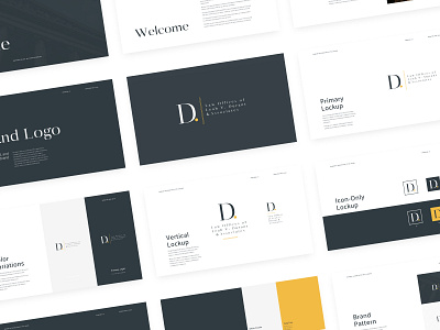 Durant Law Brand Guidelines attorney branding design law firm logo typography