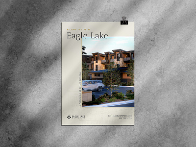 Eagle Lake Graphics brand identity branding condo condominium design eagle lake whitefish graphic design logo montana real estate social media whitefish
