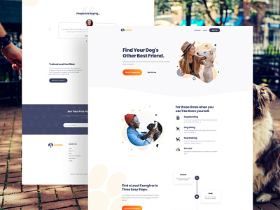 U&Pet Homepage Redesign design ui ux web website