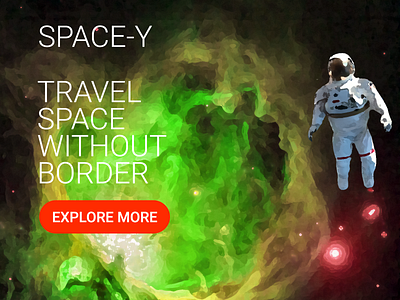 Outerspace Landing Page