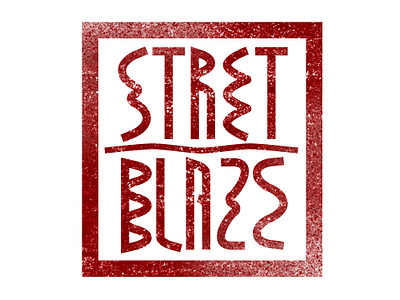 Streetblaze Logo Design ethnic lettering logo