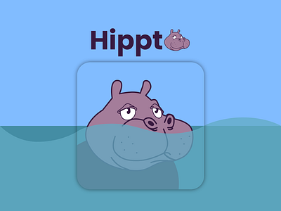 Hippto - App Icon dailyui illustration logo ui ui design vector