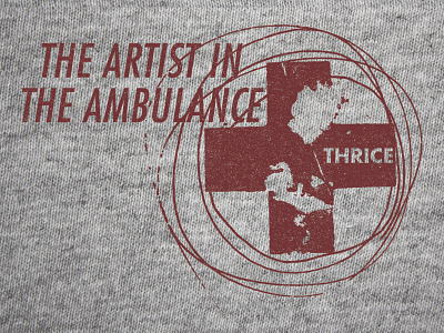 Thrice - The Artist in the Ambulance shirt band bands dustin kensrue merch music punk thrice