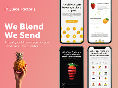 Juice Factory app design design ui ui design ux