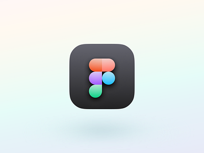 Figma Icon 3d bigsur dailyui figma gradient icon logo macos pastel soft ui
