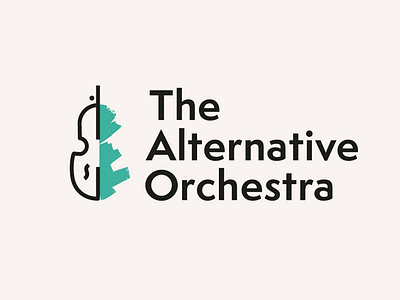 The Alternative Orchestra - Minimal Logo Design augarde design brand design branding logo logo design minimal minimal lineart logo modern logo modern orchestra logo orchestra orchestra branding violin logo