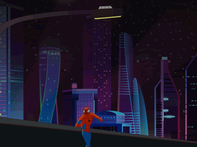 Spiderman fan animation