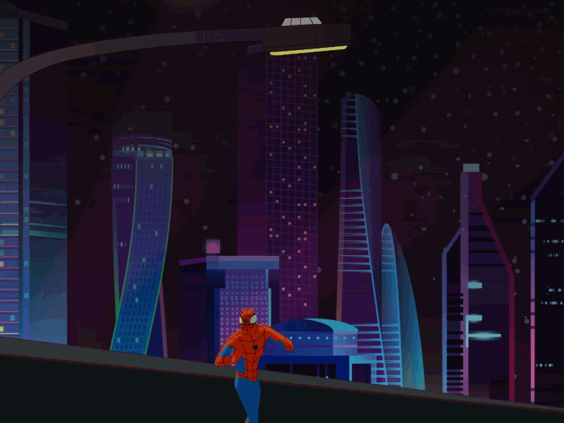 Spiderman fan animation 2d 2d animation 2d art 2d character 2danimation animacion animated gif animation character design comic illustration spider man spiderman tradicional