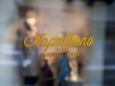 Napolitano branding design logo design pizza restaurant