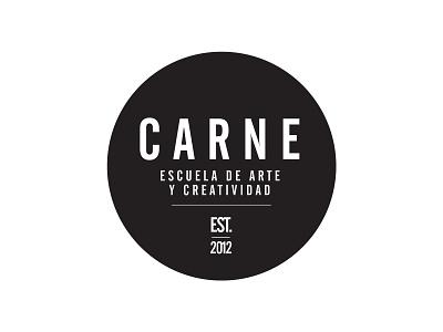 Escuela Carne branding design logo design school logo