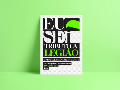 Legião Urbana editorial design poster design print design