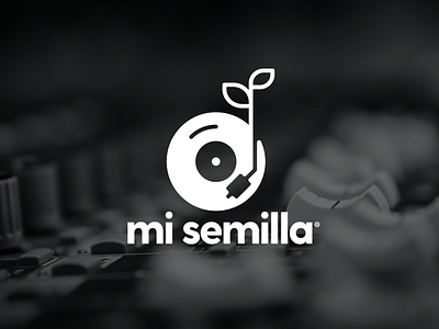 mi semilla la vela logo logo design logotype record label records uruguay vinyl