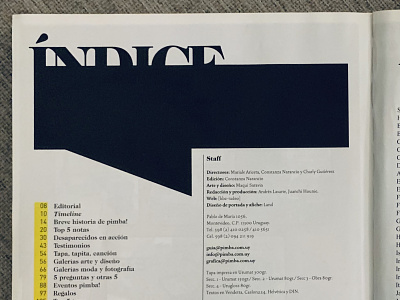 Pimba! Ed#50 - Index editorial editorial design magazine oldskool