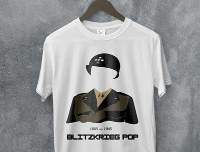 Blitzkrieg Pop design drawing generals illustration illustrator montgomery patton rommel silkscreen t shirt vector ww2
