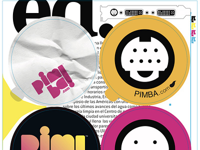 pimba.com stickers 1/2