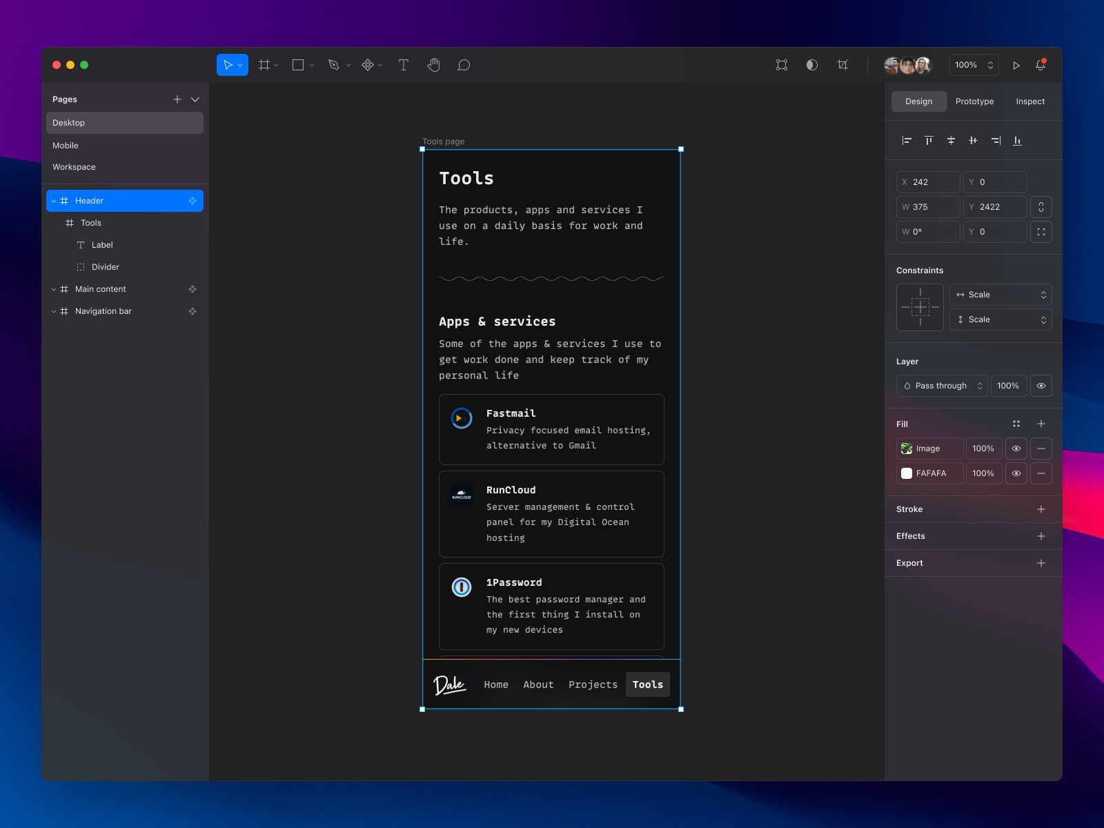 figma dark mode