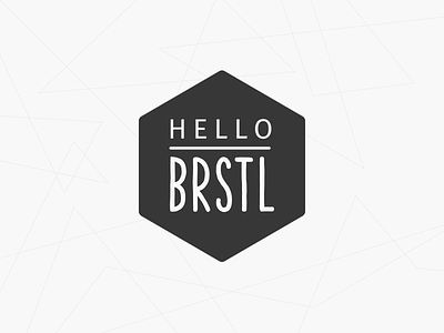 helloBRSTL branding bristol hellobrstl logo minimal