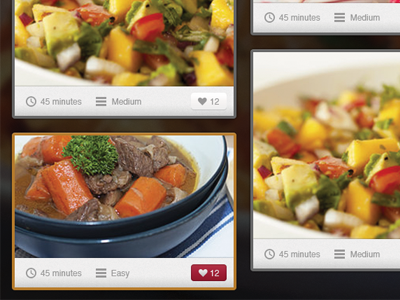 Recipe theme grid recipe rusic theme tutorial