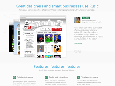 Rusic refresh features refresh rusic showcase testimonial