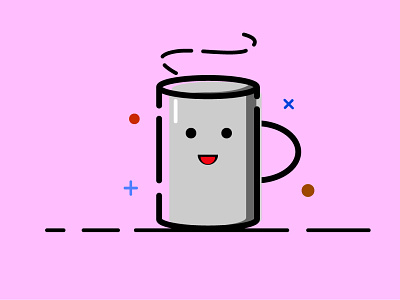 Coffee Cup coffee coffee cup cup cute design icon illustration illustrator mbe mbe style vector