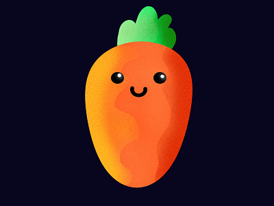 Carrot carrot character charakter design cute emoji food healthy healthy food ipad love procreate vegetable