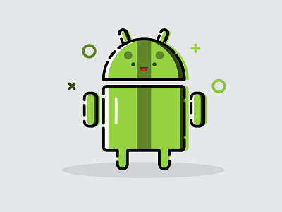 Android android identity illustration illustrator logo vector