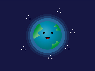 Earth cosmos earth illustrator mbe mbestyle planet vector