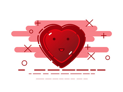 Heart heart illustration illustrator love mbe mbestyle vector