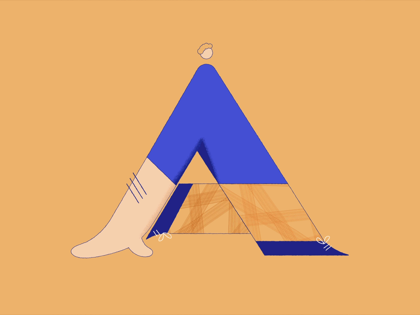 A 36daysoftype 36daysoftype07 animation character color creative design illustration loop texture