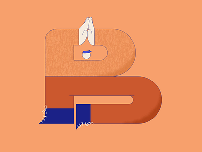 B 2d animation 36daysoftype 36daysoftype07 adobe design drawing font design illustration itsnicethat lettering texture type art