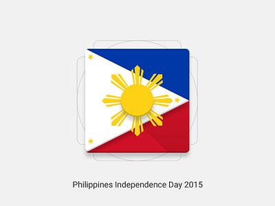 Philippines Flag app arthandeffect flag icon material philippines ronnel sanchez