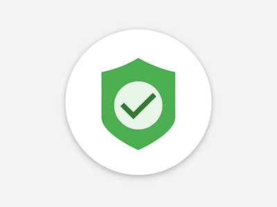 Protected - Trend Micro support My Product page flat icon ios protected support trend micro web web design