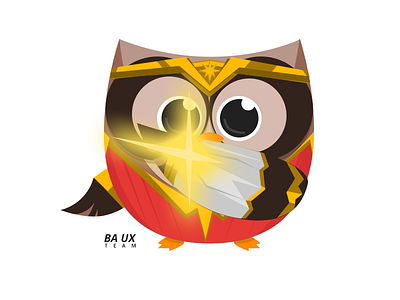 Eva Wing - Trend Micro - Wonder Woman dc illustration mascot owl trend micro ux wonder woman