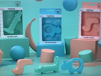 Baby Teether Branding baby baby brand baby teether branding graphic design packaging