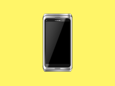 Nokia E7 ai aluminum cell phone download free icon illustrator mobile nokia phone photoshop pixel psd set smart vector