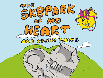 The Sk8park of My Heart childrens book illustration poetry skateboarding