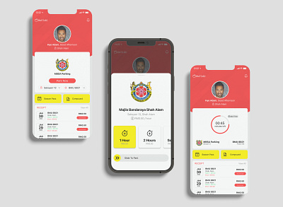 Smart Selangor Parking Apps - Design Concept app design ui ux