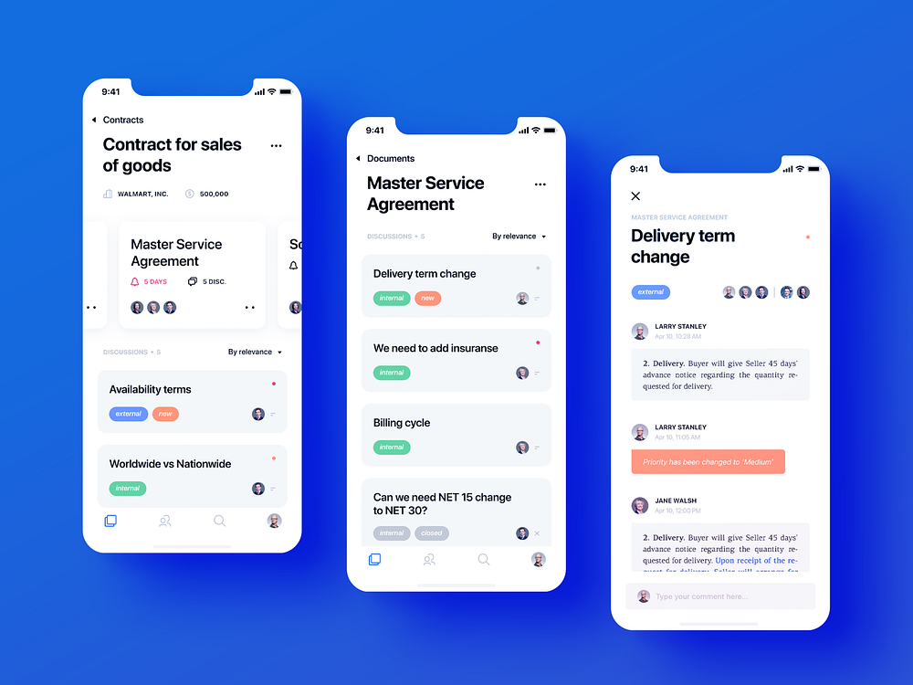 Parley App Design By Anton Drokov On Dribbble