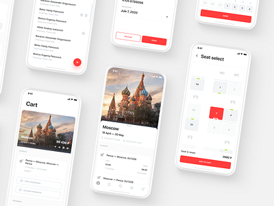 Smartway App Design app booking business clean filter flights hotels icons layout mobile mobile design mockup search tickets trains travel trip ui ux