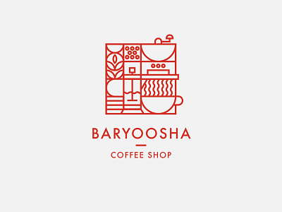 Logo for a Coffee Shop art art deco brand design branding design geometric illustrator logo minimal minimalist modern vector