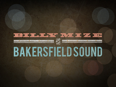 "Billy Mize and the Bakersfield Sound" film title animation illustration typography vector