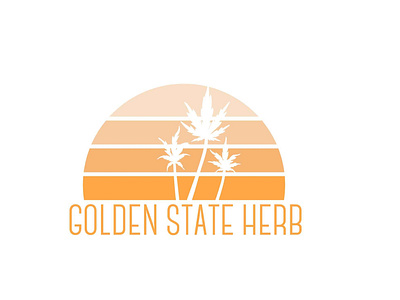 Golden State Herb logo concepts branding illustration logo typography