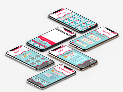 Medium Fidelity Mockup branding festival branding festival site mobile design redesign responsive sketch ui ux wireframe