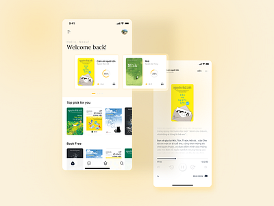 E-book Reading App app design audio book audio design book digital design dribbble ebook huu duong inspiration ui layout design mobile design product design reading ui ui design ui ux ui ux designer ux ux design visual design