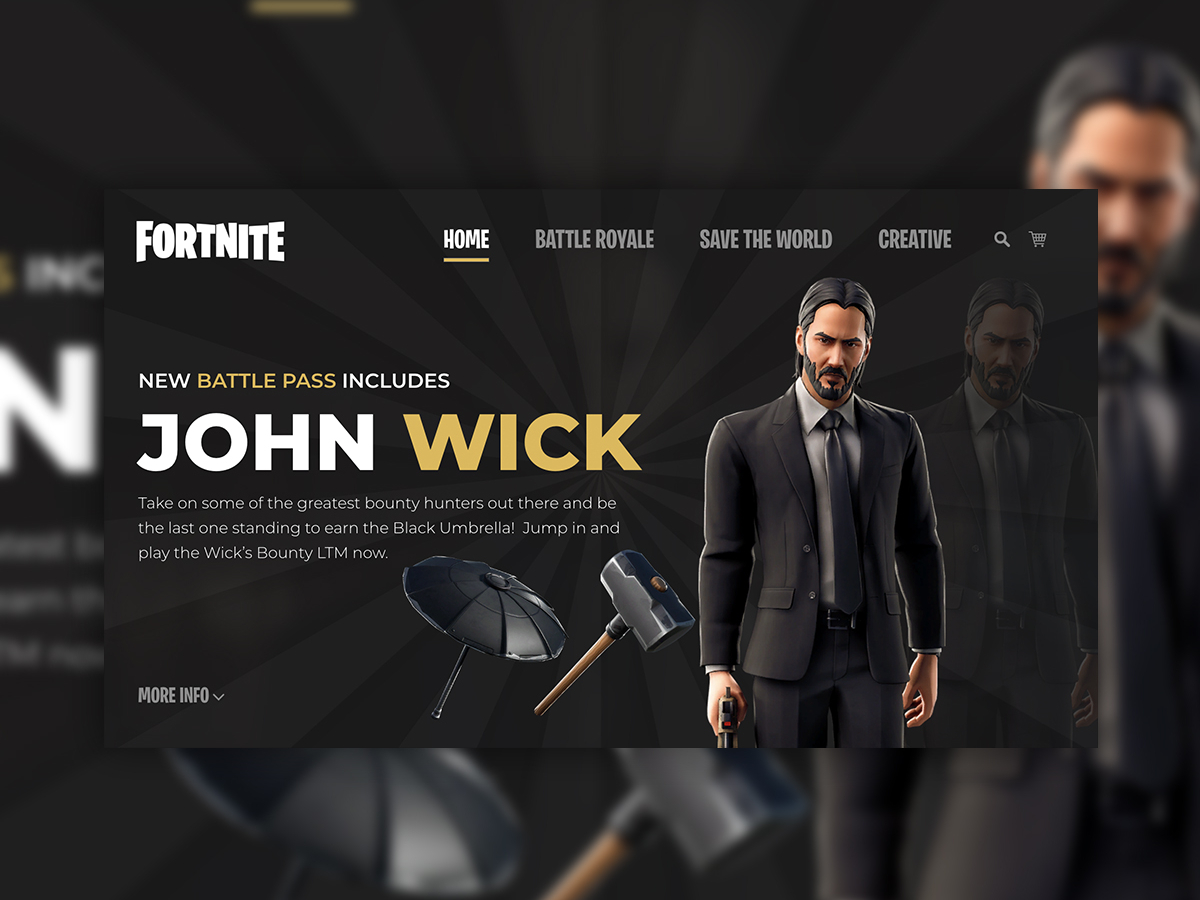 John Wick's Bounty LTM is live in Fortnite