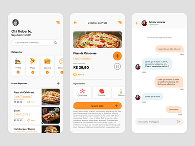 App Food app design ui ux