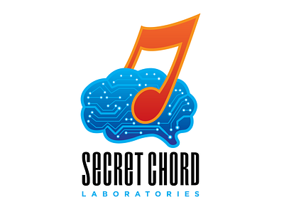 Secret Chord Laboratories Logo design illustration logo