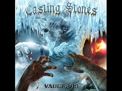 Casting Stones Cover branding conceptart drawing epicmade fantasy illustration logo